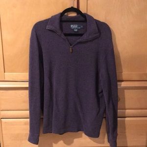 Large dark purple Polo by Ralph Lauren quarter zip